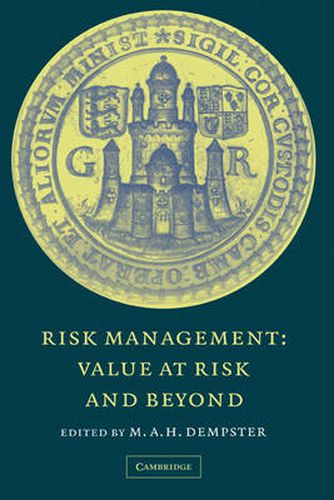 Cover image for Risk Management: Value at Risk and Beyond