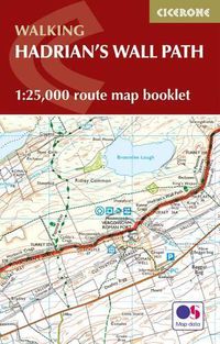 Cover image for Hadrian's Wall Path Map Booklet: 1:25,000 OS Route Mapping