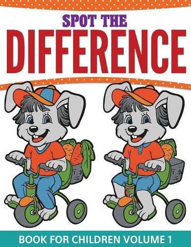 Cover image for Spot The Difference Book For Children