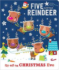 Cover image for Board Book Five Little Reindeer