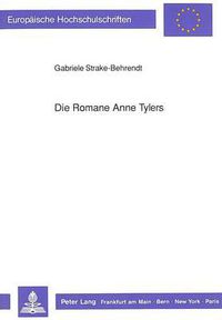 Cover image for Die Romane Anne Tylers: Von Der Moderne Zur Postmoderne