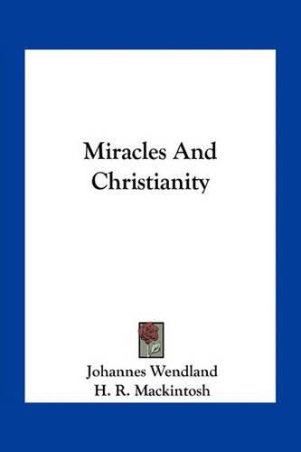 Cover image for Miracles And Christianity