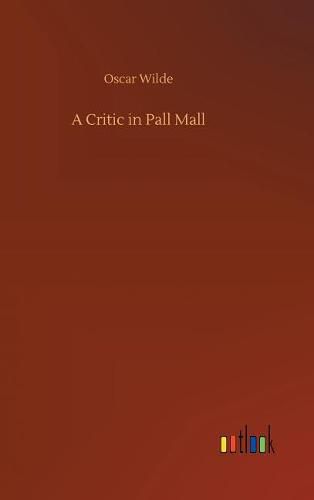 Cover image for A Critic in Pall Mall