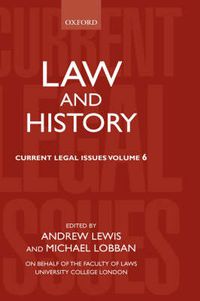 Cover image for Law and History