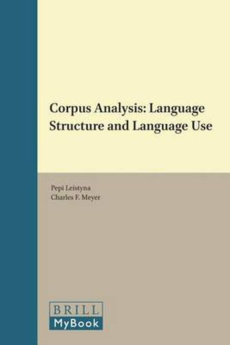 Cover image for Corpus Analysis: Language Structure and Language Use