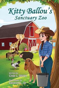 Cover image for Kitty Ballou's Sanctuary Zoo: black and white illustrations edition