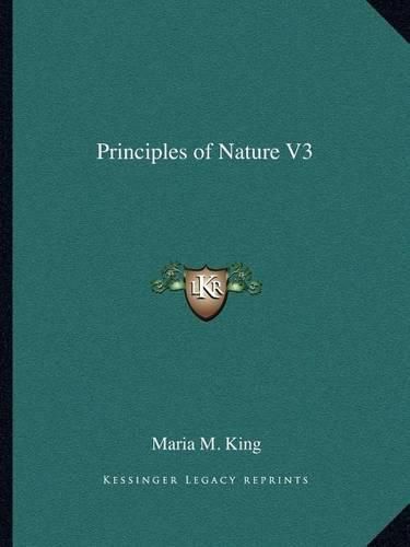 Cover image for Principles of Nature V3 Principles of Nature V3