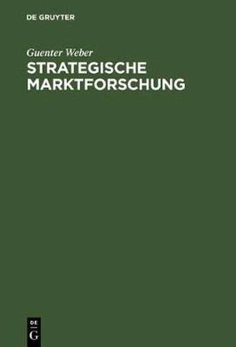 Cover image for Strategische Marktforschung