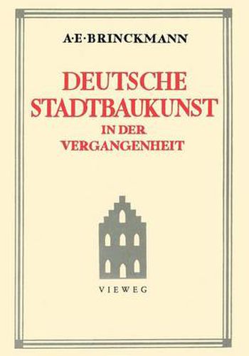 Deutsche Stadtbaukunst in Der Vergangenheit