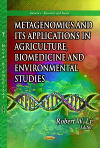 Cover image for Metagenomics & its Applications in Agriculture, Biomedicine & Environmental Studies