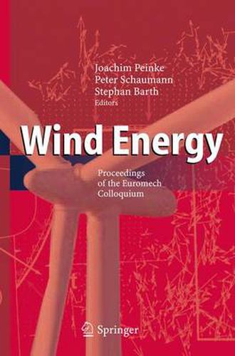 Cover image for Wind Energy: Proceedings of the Euromech Colloquium