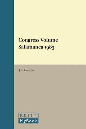 Cover image for Congress Volume Salamanca 1983