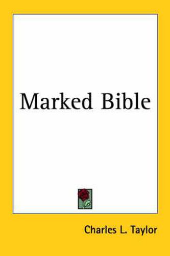 Cover image for Marked Bible (1922)