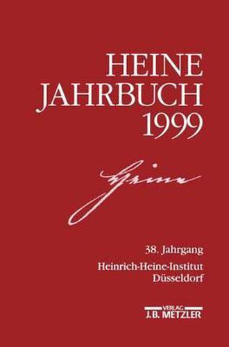 Cover image for HEINE-JAHRBUCH 1999: 38. Jahrgang