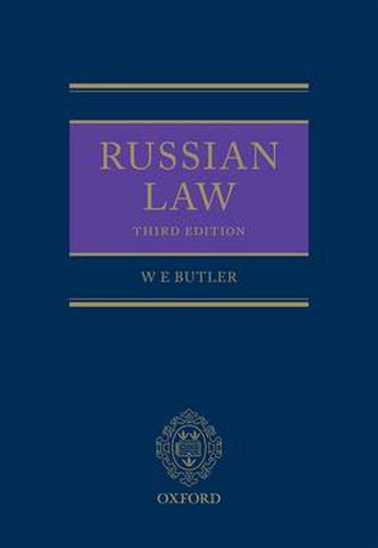 Cover image for Russian Law