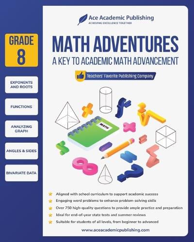 Cover image for Math Adventures - Grade 8