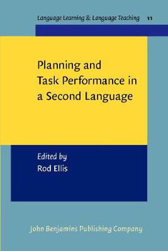 Cover image for Planning and Task Performance in a Second Language