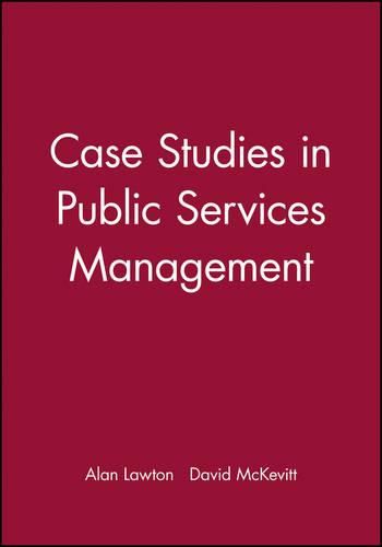 Cover image for Case Studies in Public Services Management