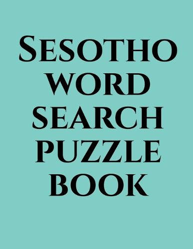 Cover image for Sesotho word search puzzle book