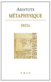 Cover image for Aristote, Metaphysique Delta