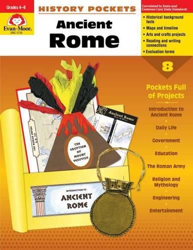 Cover image for History Pockets: Ancient Rome, Grade 4 - 6 Teacher Resource