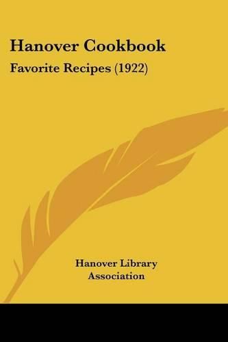 Hanover Cookbook: Favorite Recipes (1922)