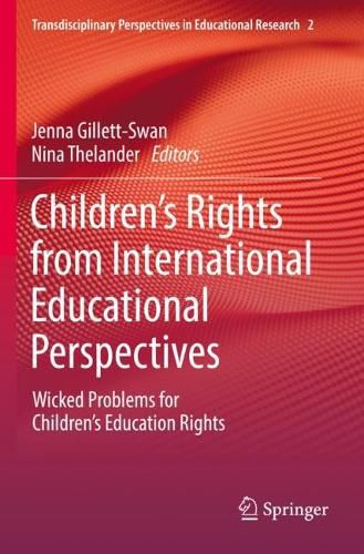 Cover image for Children's Rights from International Educational Perspectives
