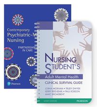 Cover image for Contemporary Psychiatric-Mental Health Nursing: Partnerships in Care + Nursing Student's Adult Mental Health Survival Guide