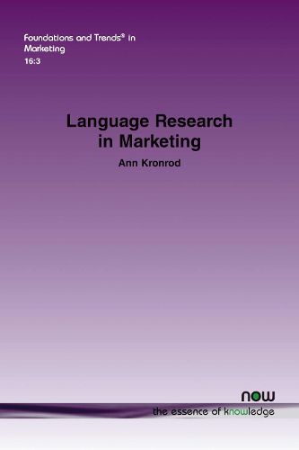 Cover image for Language Research in Marketing