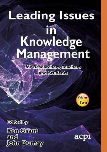 Cover image for Leading Issues in Knowledge Management Volume 2