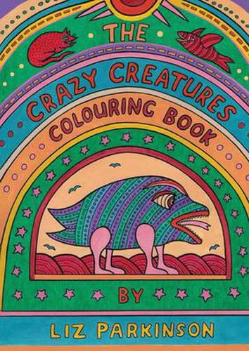 Cover image for The Crazy Creatures Colouring Book