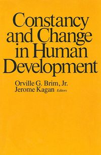 Cover image for Constancy and Change in Human Development