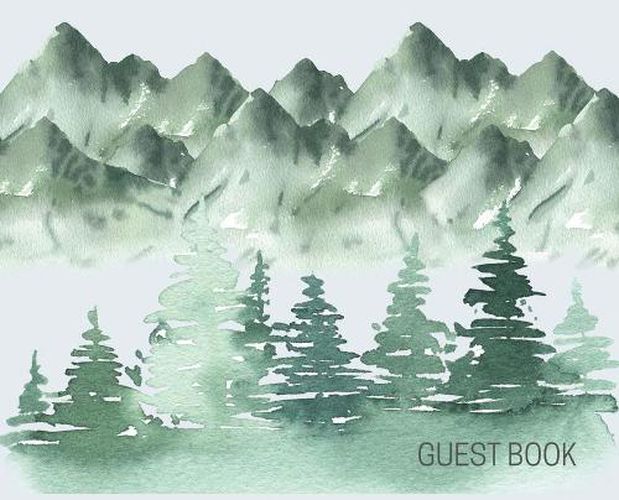 Cover image for Landscape Guest Book to sign (Hardback)