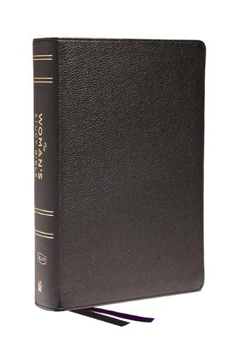 Cover image for KJV, The Woman's Study Bible, Black Genuine Leather, Red Letter, Full-Color Edition, Comfort Print