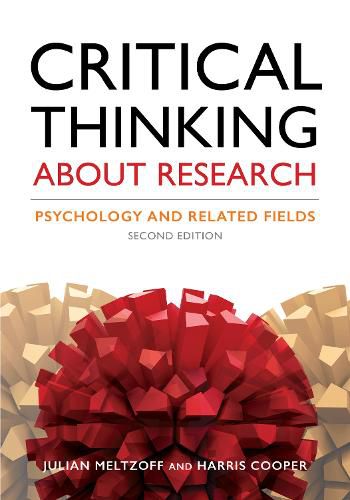 Cover image for Critical Thinking About Research: Psychology and Related Fields