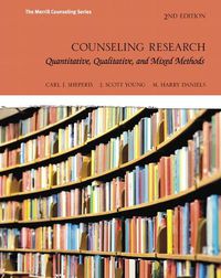 Cover image for Counseling Research: Quantitative, Qualitative, and Mixed Methods