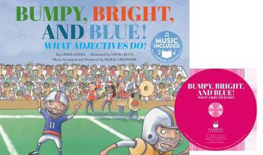 Cover image for Bumpy, Bright, Blue: What Adjectives Do!