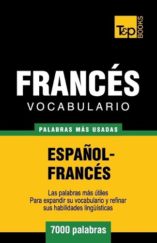 Cover image for Vocabulario espanol-frances - 7000 palabras mas usadas