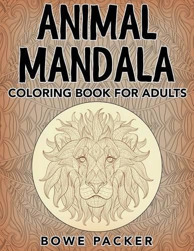 Cover image for Animal Mandala: Coloring Book for Adults