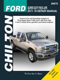 Cover image for Ford Super-Duty Pick-ups ('11-'16) (Chilton)