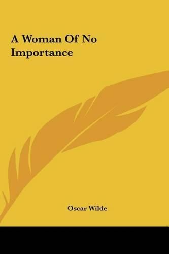 Cover image for A Woman of No Importance