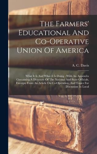 Cover image for The Farmers' Educational And Co-operative Union Of America