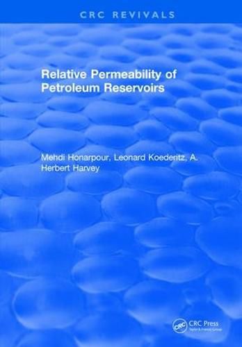 Cover image for Relative Permeability Of Petroleum Reservoirs