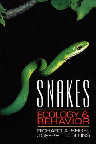 Cover image for Snakes: Ecology and Behavior