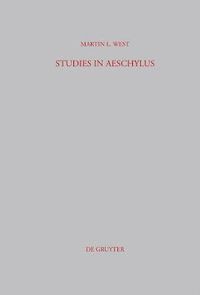 Cover image for Studies in Aeschylus