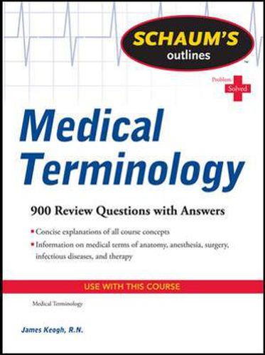 Cover image for Schaum's Outline of Medical Terminology