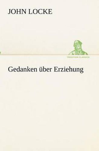 Cover image for Gedanken uber Erziehung