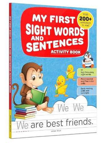 51 Sight Words and Sentence (with 200+ Sentences to Read) Activity Book for Children