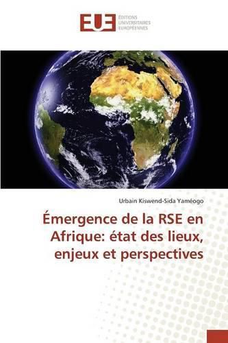 Cover image for Emergence de la Rse En Afrique: Etat Des Lieux, Enjeux Et Perspectives