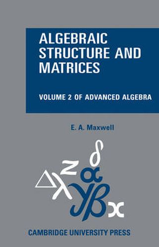 Cover image for Algebraic Structure and Matrices Book 2